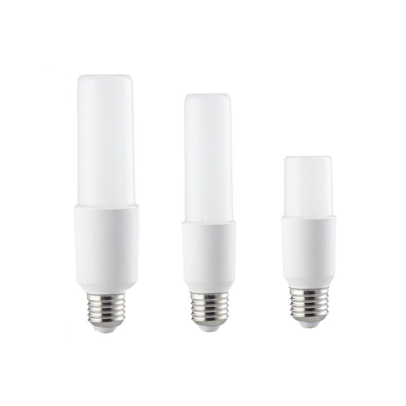Kunststof-aluminium hybride mini T-serie LED-lampen (E14/E27-basis)